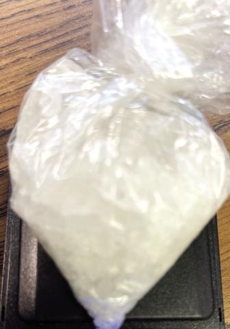 This 28.54 grams of meth was found during a traffic stop. The woman, Autumn Carrey, and passenger Robert Hough are facing trafficking charges. CONTRIBUTED