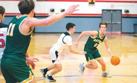 Gatewood’s Jake Rich (11) and JT Gregory (2) will join fellow seniors Ames Johnson and Kaden Keiser in being honored on Senior Night this Friday at home in Eatonton versus Trinity Christian. IAN TOCHER/Staff