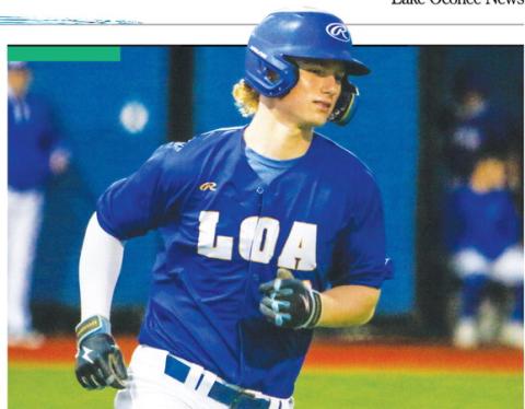 LOA’s Evan Burton rounds the bases after hitting a single during a game earlier this season. LANCE MCCURLEY/Staff