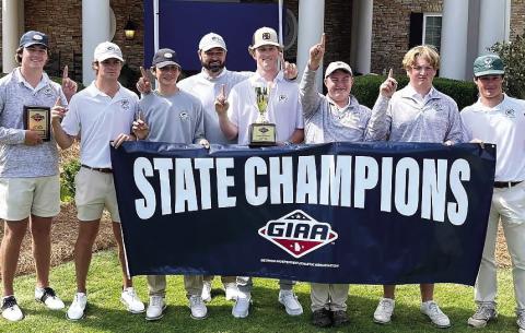 On Monday, the Gatewood golf team captured the program’s first state championship since the 2001 season. (CONTRIBUTED)