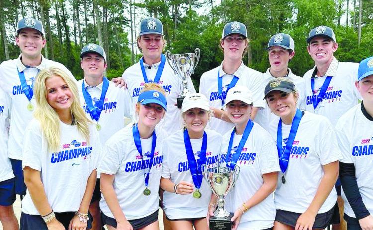 This year’s state championship marked Lake Oconee Academy’s third straight title since 2021, and multiple golfers from both the girls and boys teams earned All-State honors for their hard work. CONTRIBUTED