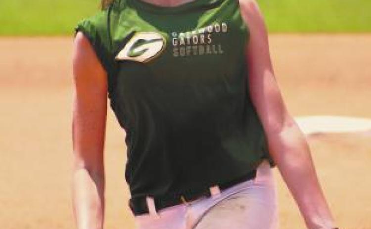 Gatewood’s Riley Roberts brings the heat on the pitcher’s mound for the Lady Gators this season. (FILE PHOTO)