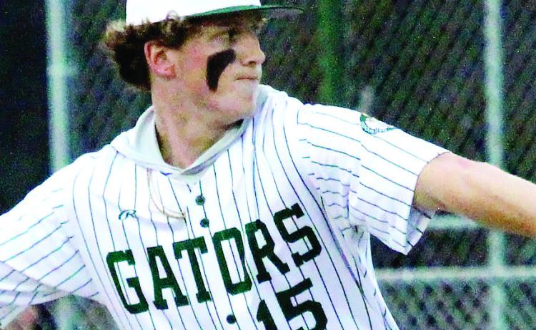 Gatewood’s Lawson Wooten finished off the RSC Eagles with seven strikeouts while allowing no runs and no walks in the final three innings. TREY NORRIS/Staff