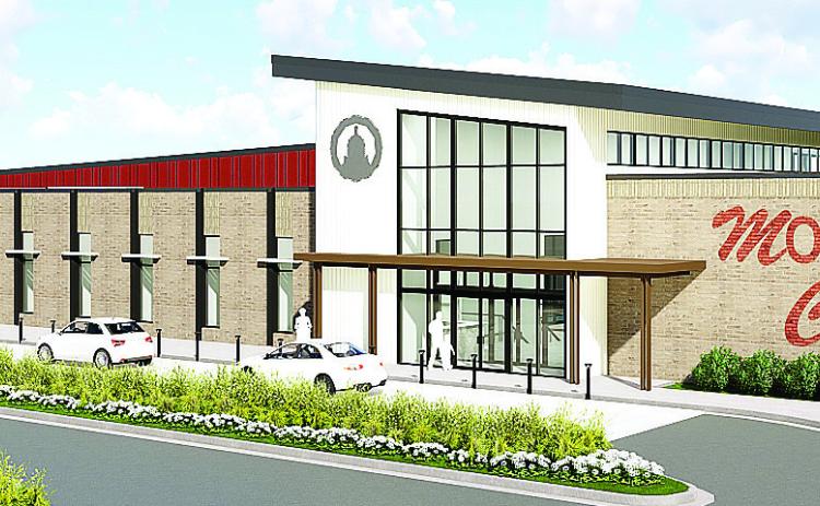 An artist’s rendering shows the new 40,000-square-foot facility set to open next year. CONTRIBUTED