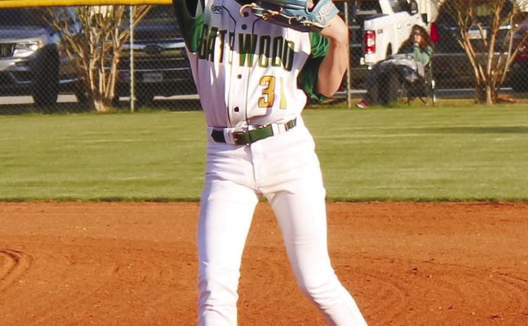 Drew Love (31) throws out a runner from second base. TREY NORRIS/Staff