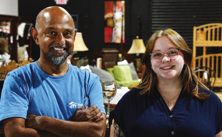 Habitat for Humanity of Putnam Executive Director Murali Thiramul said Carter’s hometown connections helped to convince him she’s the right person to get HFHP’s message out about the new Carters Crossing project being built in southwest Putnam County. IAN TOCHER/Staff