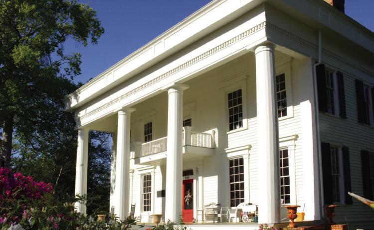 Panola Hall is an 1854 Greek Revival-style home that is supposedly haunted by Eatonton's local, Sylvia. The owners of the home own Sylvia's Coffee. (CONTRIBUTED)