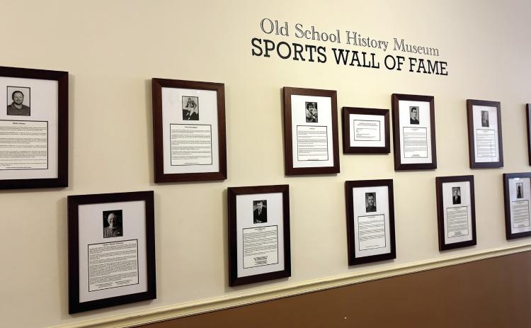 The Old School History Museum (OSHM) Sports Wall of Fame was unveiled Sunday, featuring 11 Putnam County athletes and coaches already enshrined in a major hall of fame for their respective sports.