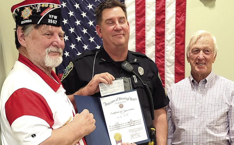 Officers honored by VFW