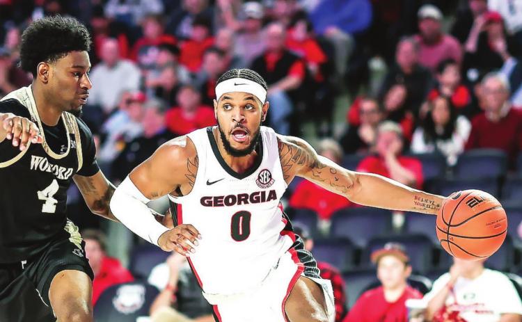 Ingram averaged 10.7 points and a team-high 6.0 rebounds in the campaign’s first nine contests before a season-ending knee injury in the second half of the Jacksonville game on Dec. 7 COURTESY OF UGA ATHLETICS